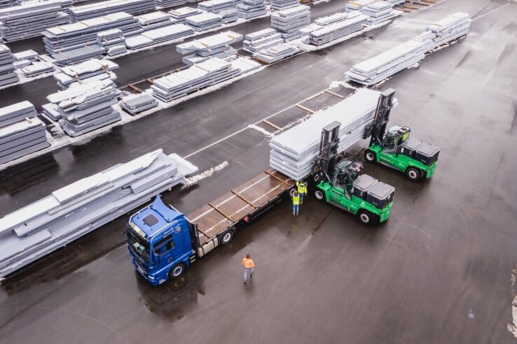 Medium Electric Forklift Trucks 9-18 ton